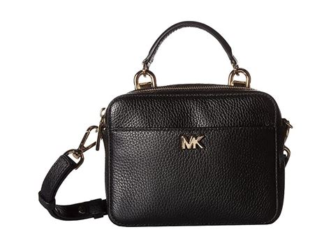 michael kors guitar strap mini crossbody bag black